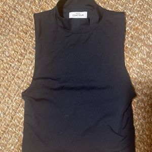 Babaton contour mock crop top